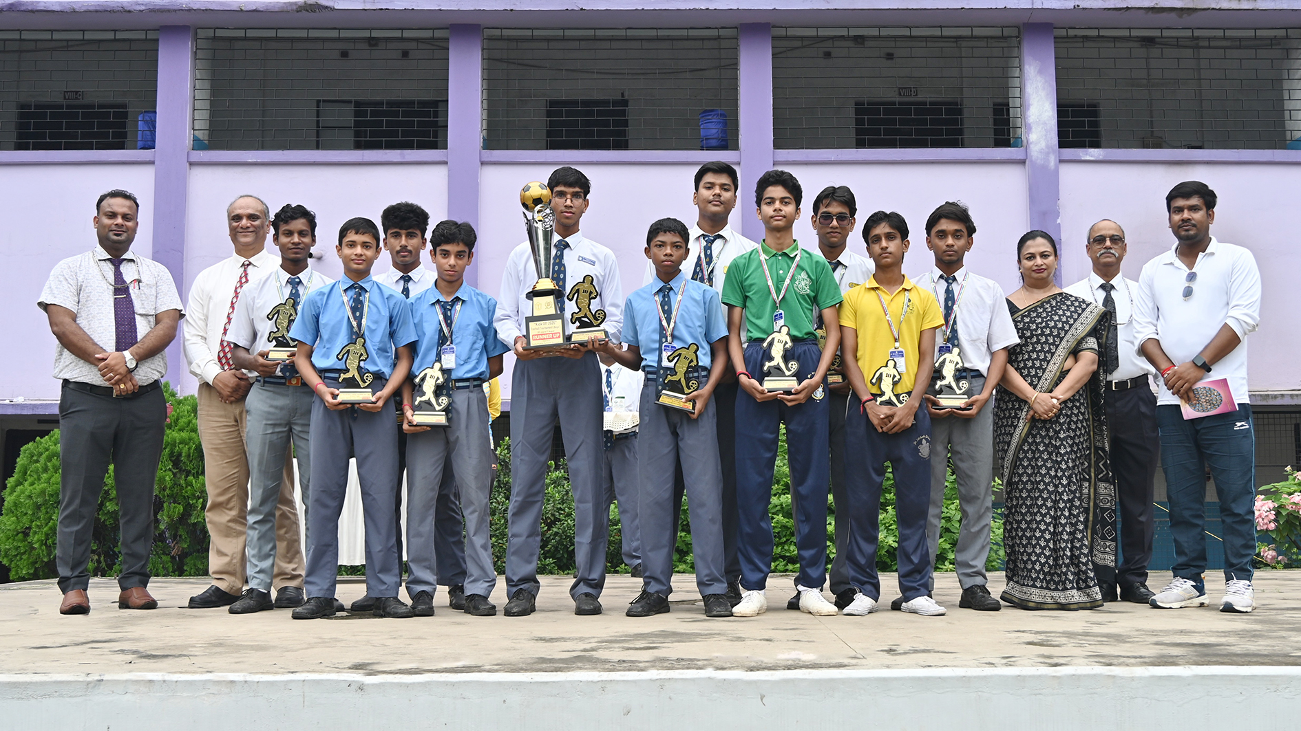 FELICITATION OF INTER-SCHOOL FOOTBALL TOURNAMENT 2026-27