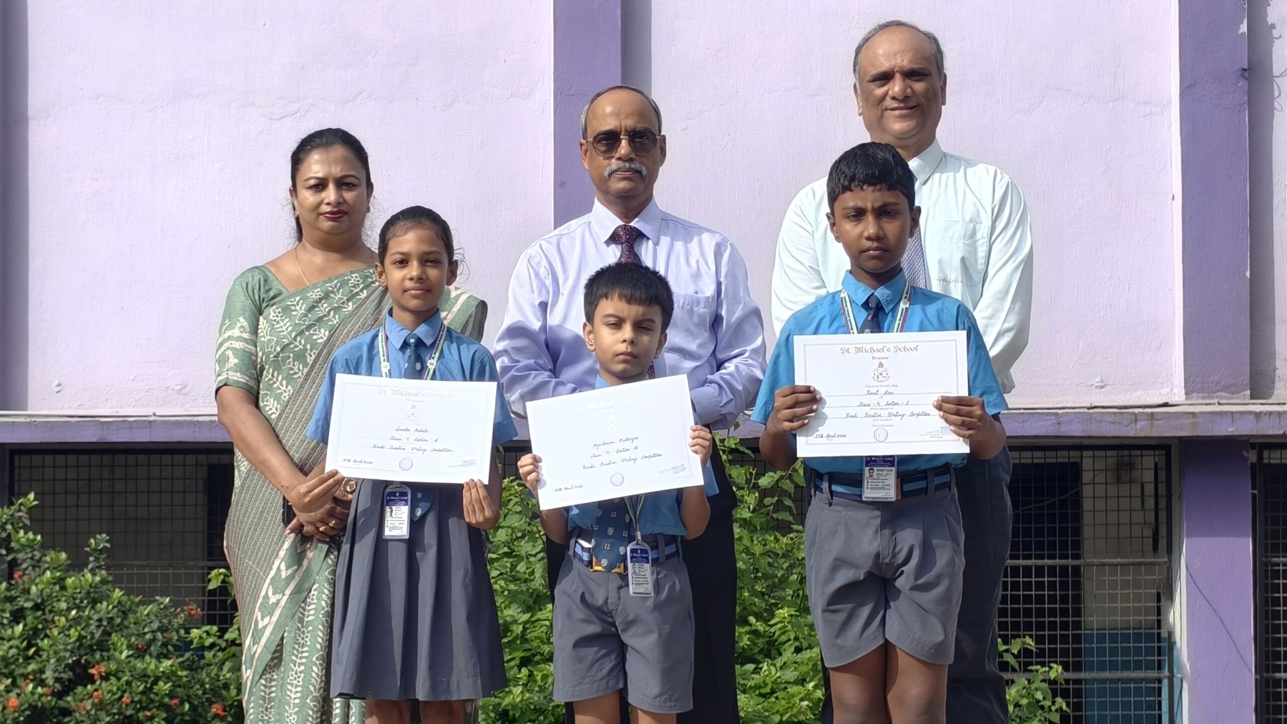 FELICITATION OF HINDI CREATIVE WRITING COMPETITION 2026-27